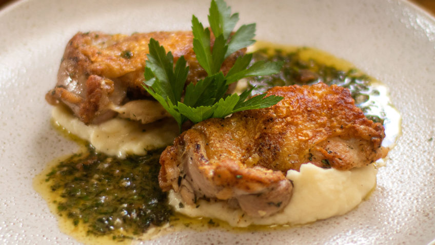 Garlic and Herb Chicken Thighs